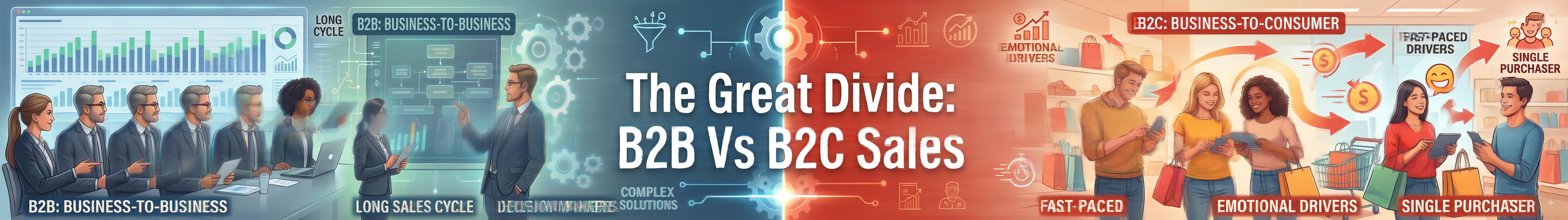 The Great Divide: Mastering the B2B vs. B2C Sales Process Without Losing Your Mind