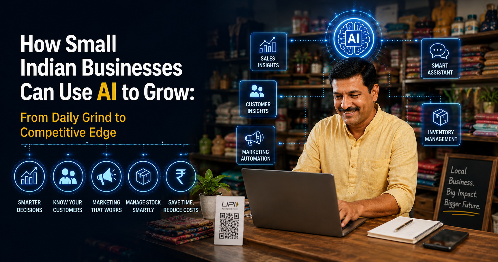 How Small Indian Businesses Can Use AI to Grow: From Daily Grind to Competitive Edge